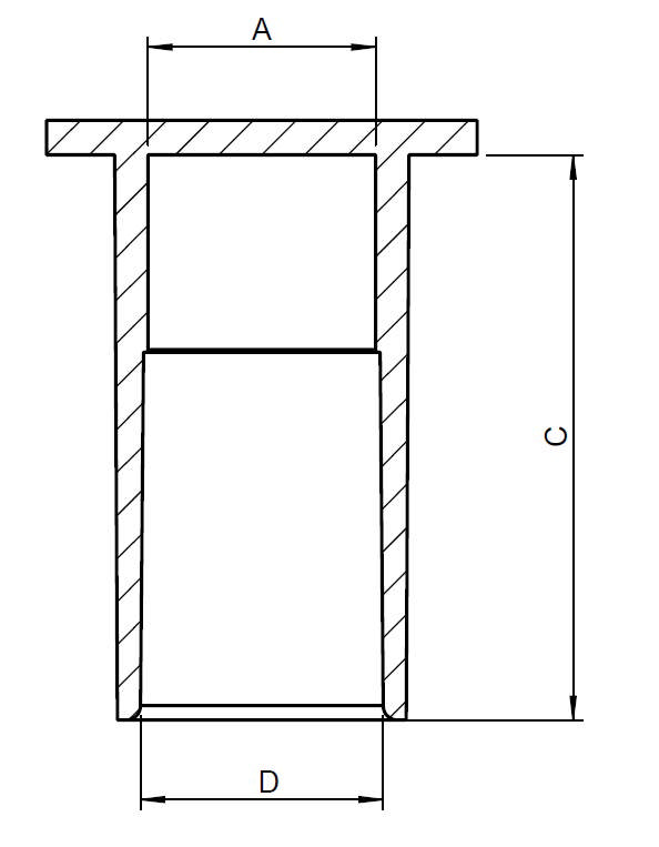 Cyl. Caps with Flange (GR)