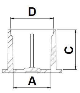 Cyl. Caps with Ribs (GV)